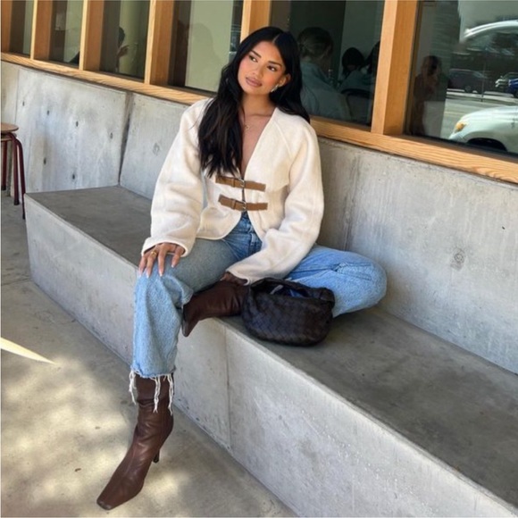 NWT Zara Soft Belted Cardigan - Picture 4 of 16